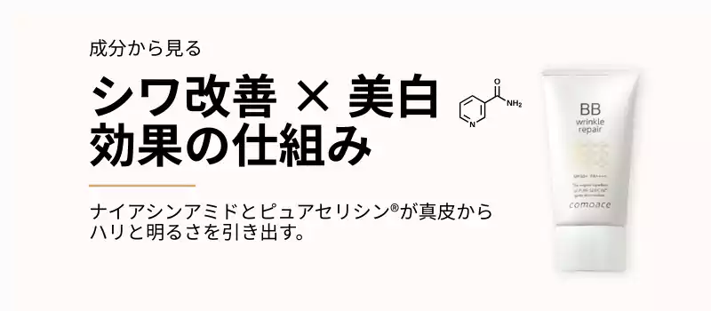 わわ改善・美白・効果の仕組み。